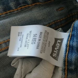 Levi's jeans girls